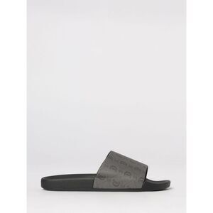 Just Cavalli Men Rubber Sliders With Printed Logo Just Cavalli